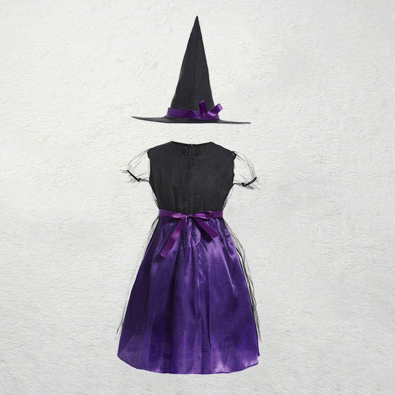 Halloween Witch Costume Deluxe Set for Girls