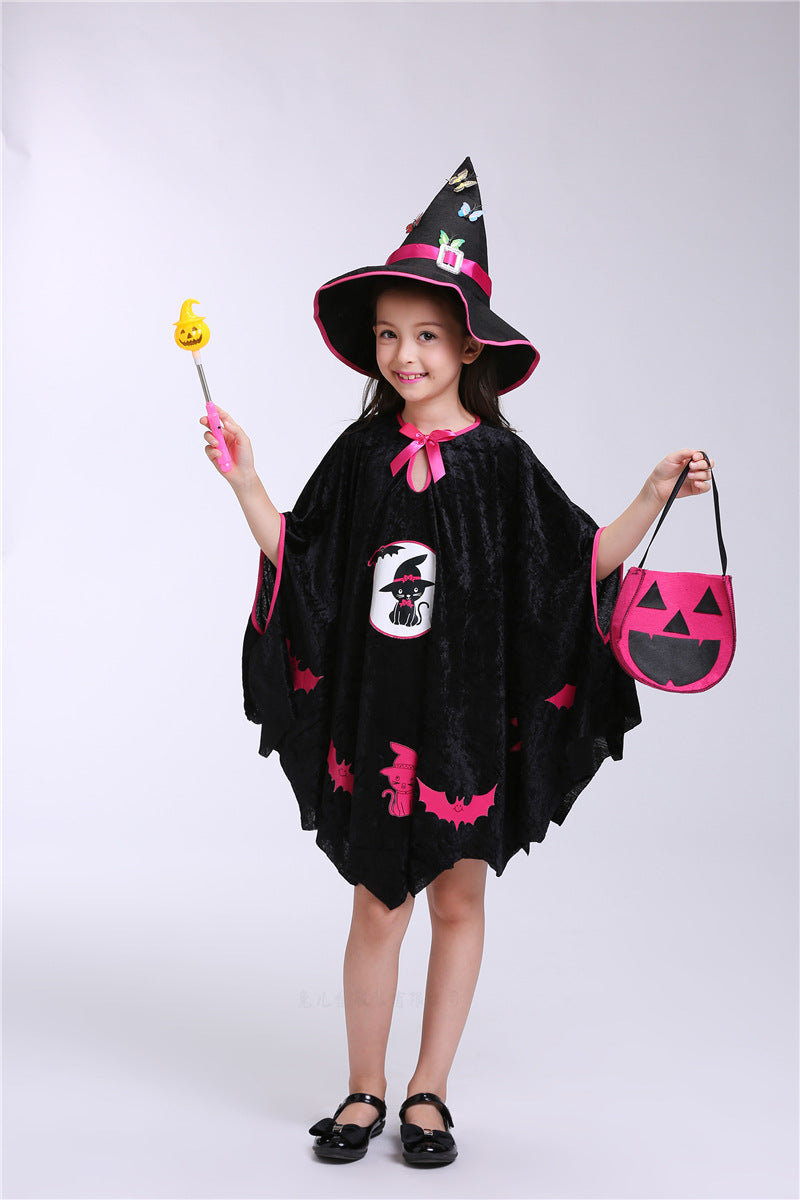 Halloween Witch Costume Deluxe Set for Girls