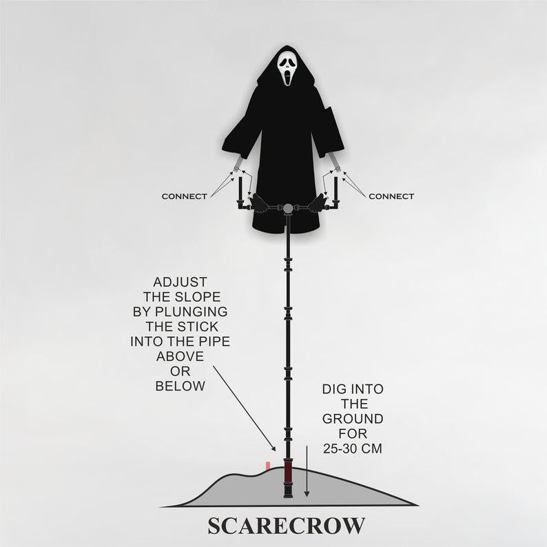 đEarly Halloween Promotion-đScream ScareCrow