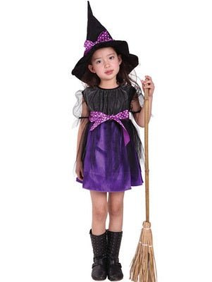 Halloween Witch Costume Deluxe Set for Girls
