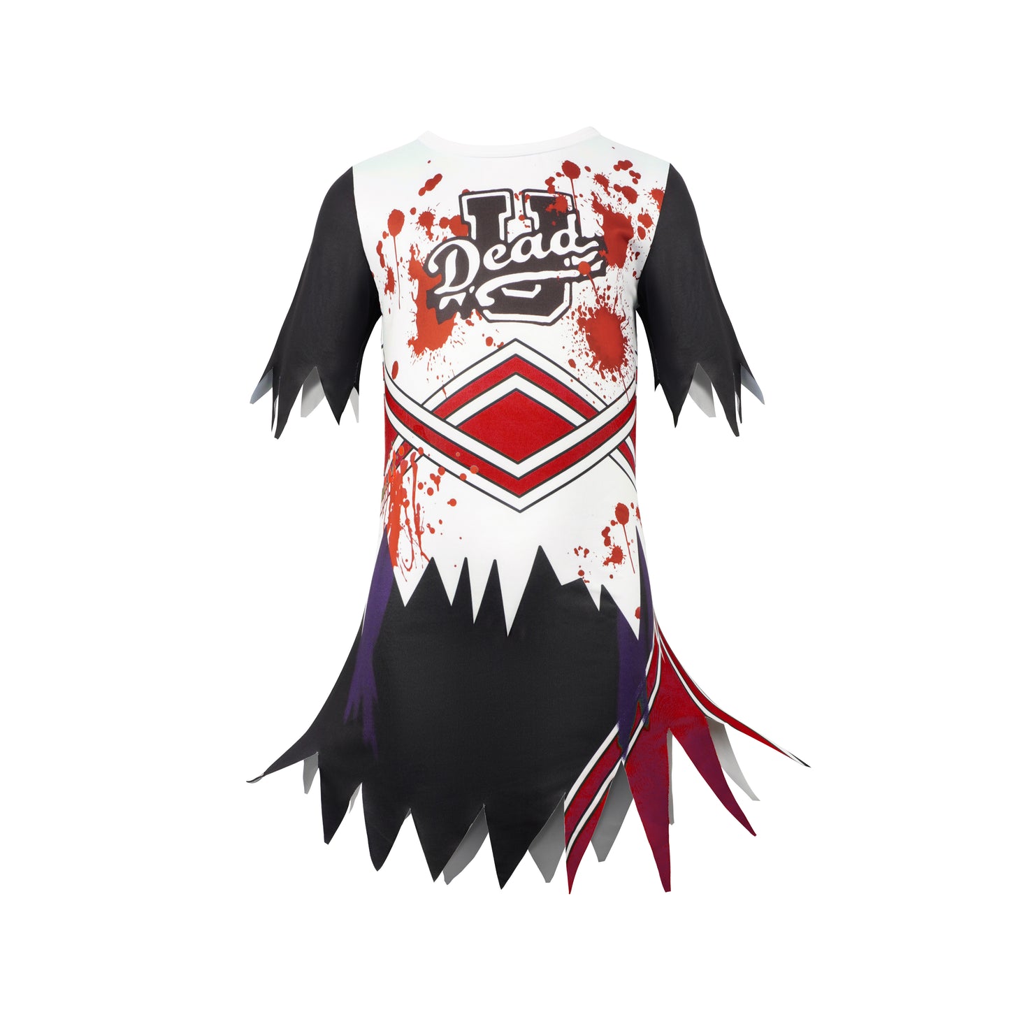 Girls Scary Costume Cheerleader Dress Fancy Toddler Outfit