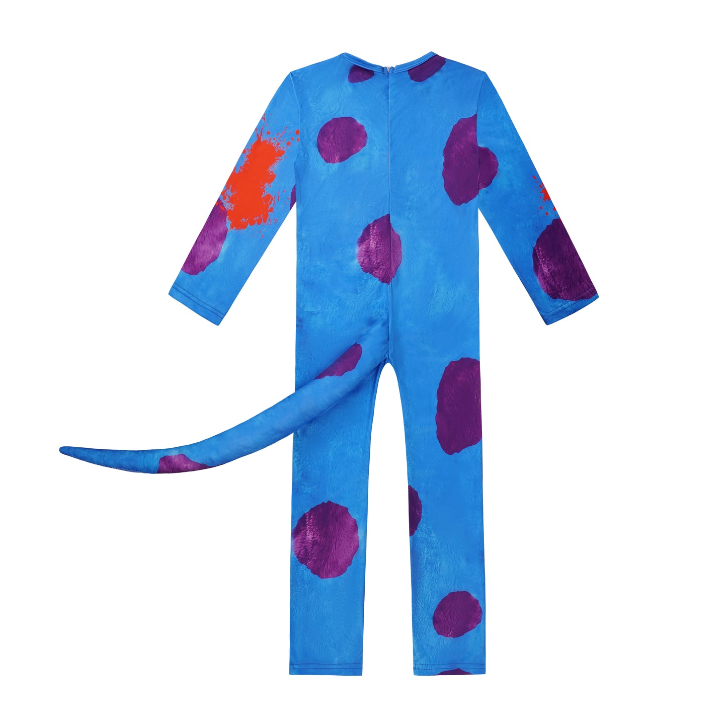 Monster College Blue Bodysuit Kids Halloween Cosplay Costumes