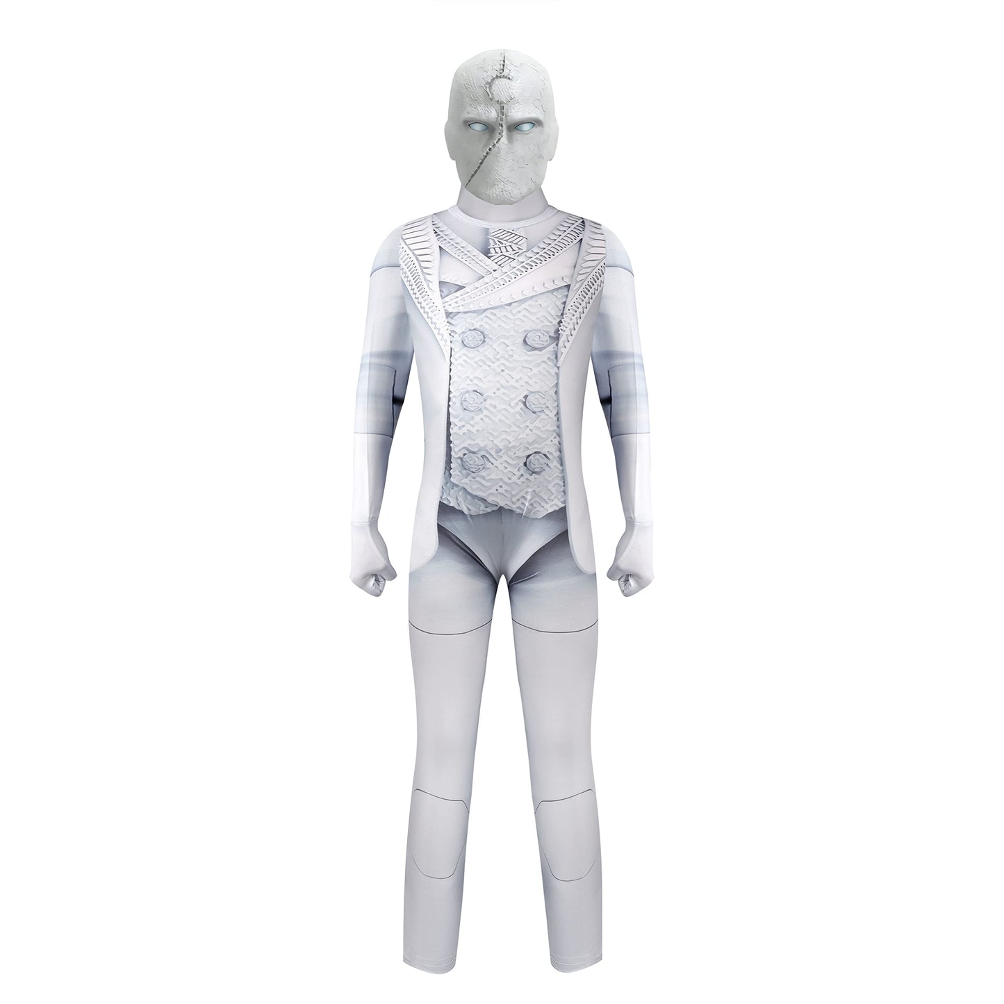 2022 Knight Costume for Boys Moon Superhero Cosplay Jumpsuit Kids Halloween Masquerade Party Gifts 5-12 Years