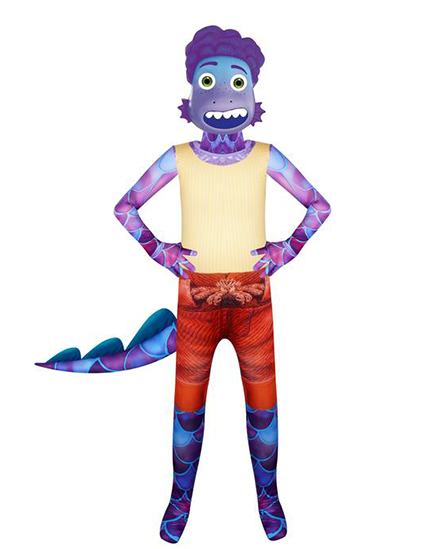 Alberto Kids Jumpsuit Cosplay Costume—Luca