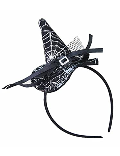 Children Halloween Headwear Mini Pointy Black Witch Hat