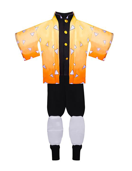 Demon Slayer Bodysuit Kids Halloween Yellow Cosplay Costumes