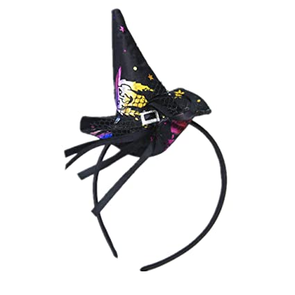 Children Halloween Headwear Mini Pointy Witch Hat