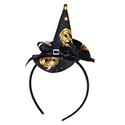 Children Halloween Headwear Mini Pointy Witch Hat