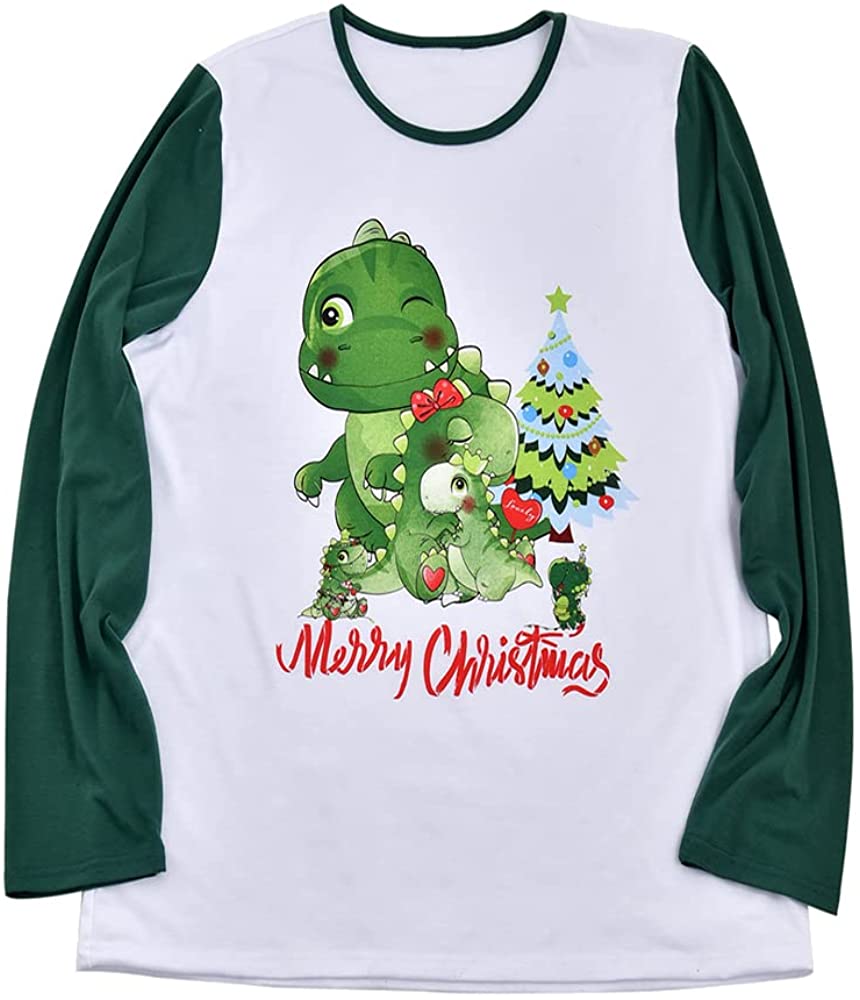 Family Christmas Green Monster Pajamas Sets
