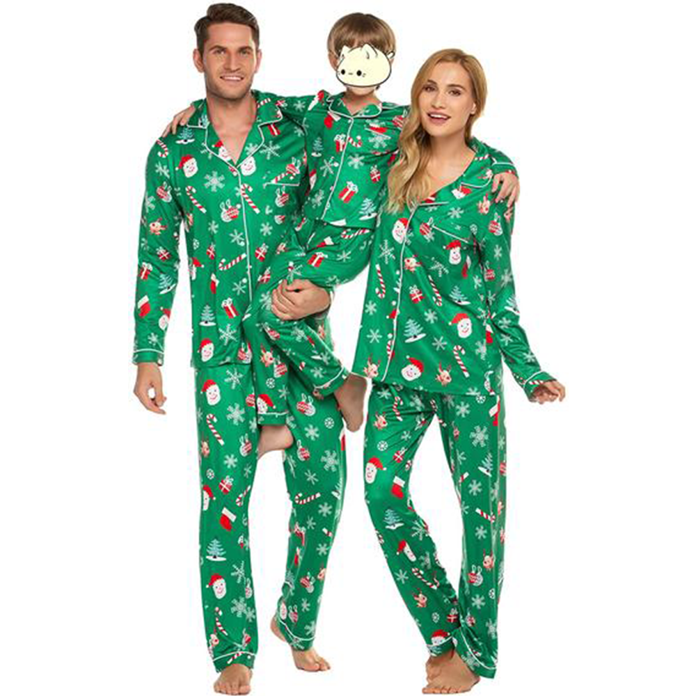 Christmas Family Matching Pajamas Long Sleeve Pj Set