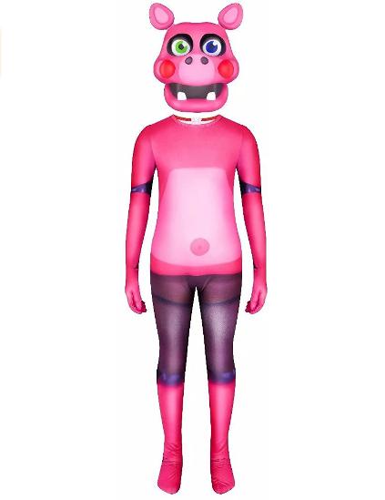 FNAF Five Nights at Freddy's Cosplay Costume Kids Jumpsuit Bodysuit Costume For Kids Boys Girls Creepy Halloween Cosplay Party Bodysuit