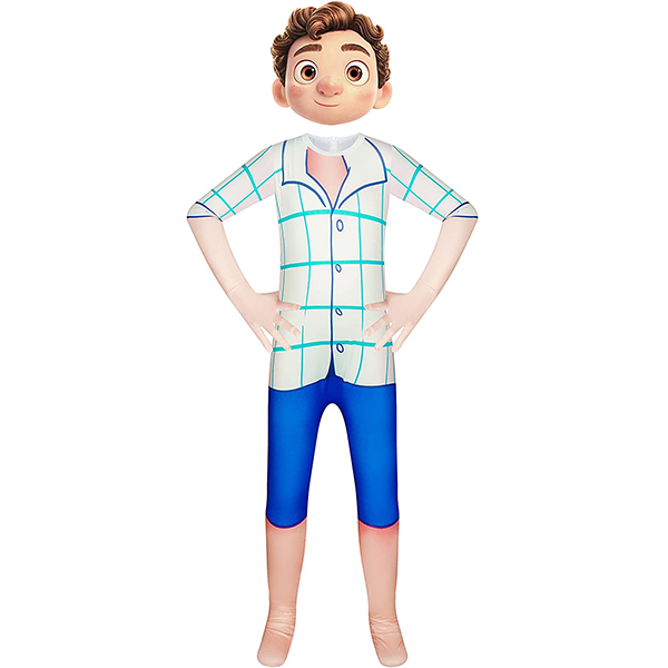 Luca Sea Monster Costumes for Kids Cosplay Roleplay Jumpsuit