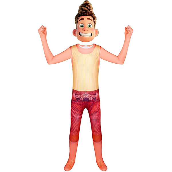 Luca Sea Monster Costumes for Kids Cosplay Roleplay Jumpsuit