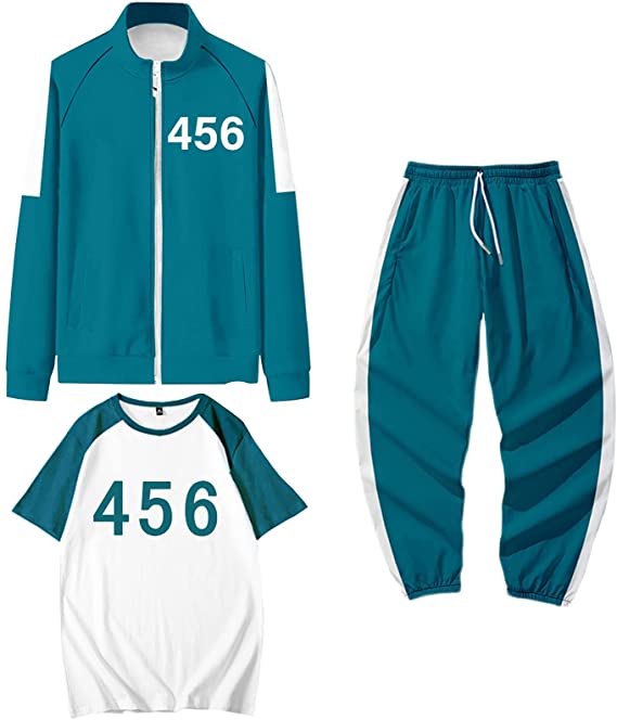 2021 Sportman Green Cosplay Three-piece Suit