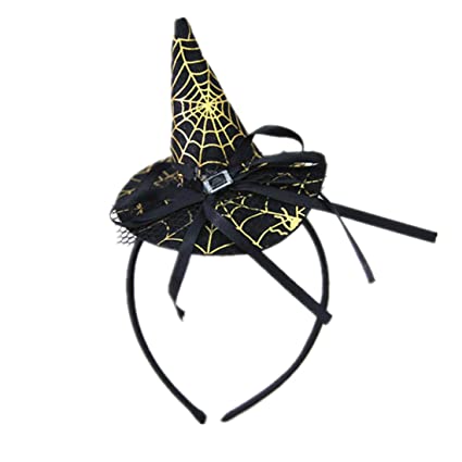 Children Halloween Headwear Mini Pointy Witch Hat
