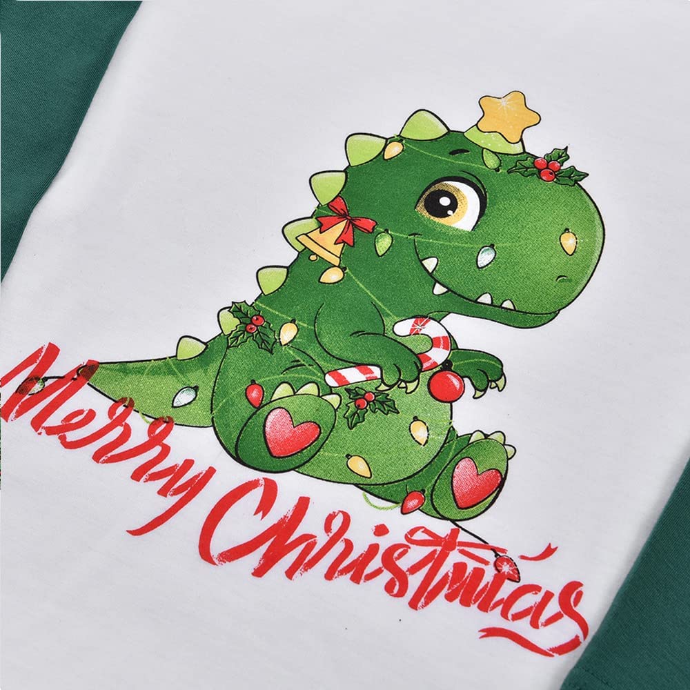 Family Christmas Green Monster Pajamas Sets