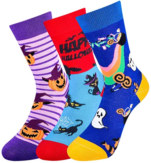 Kids Boys Girls Halloween Christmas Novelty Funny Socks