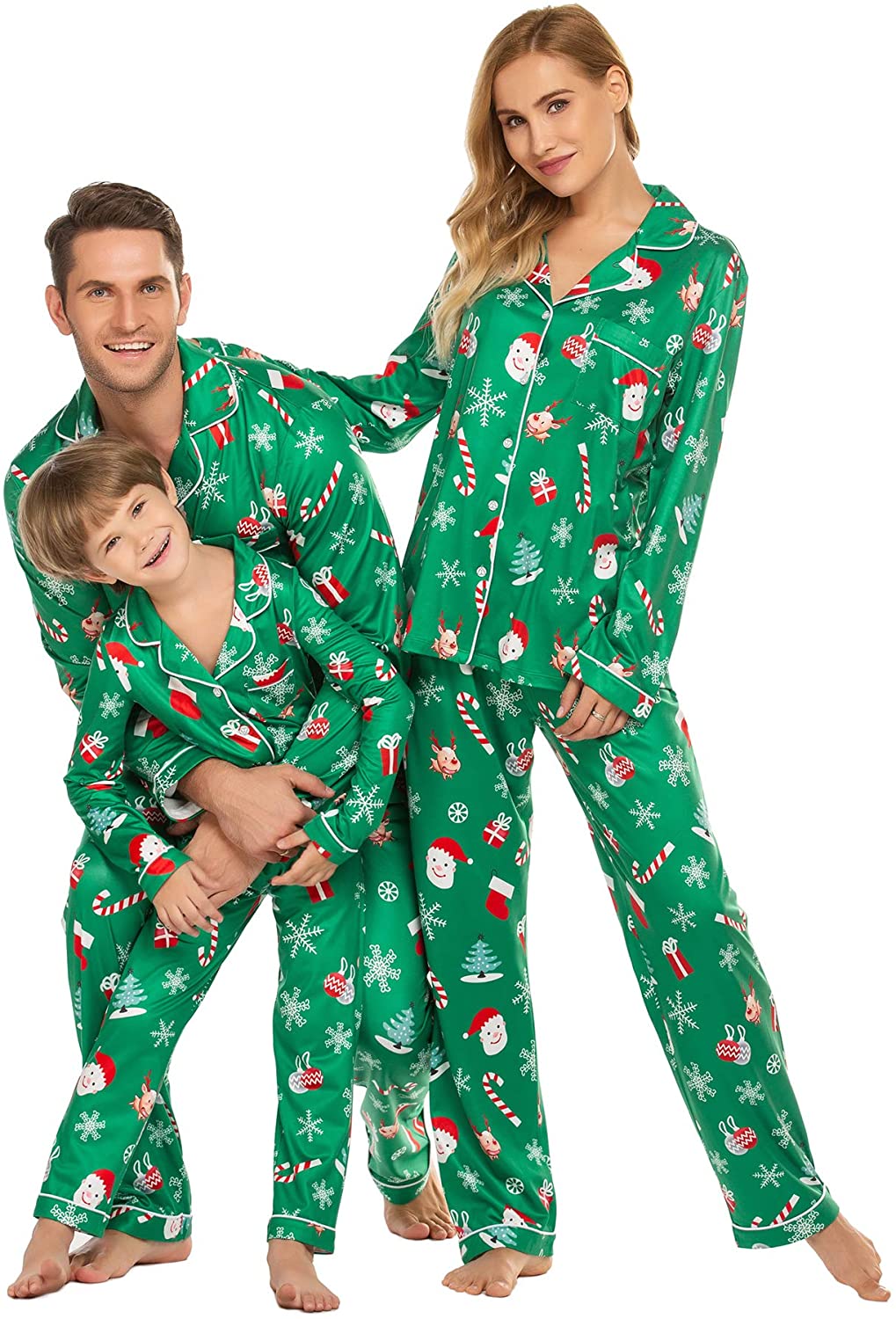 Christmas Family Matching Pajamas Long Sleeve Pj Set