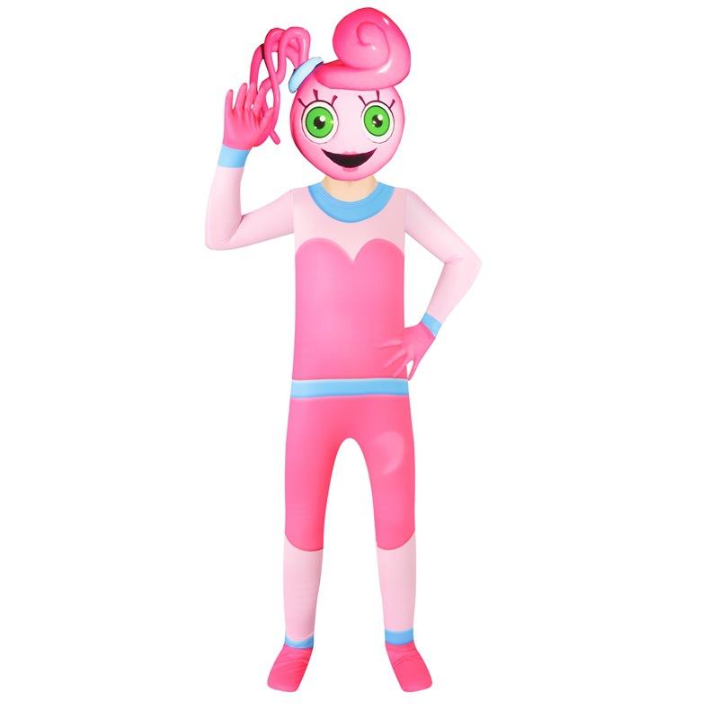 Poppy Playtime Poppy Game Cosplay Jumpsuit Child Halloween Monster Outfits Halloween Party Adults Size Costumes
