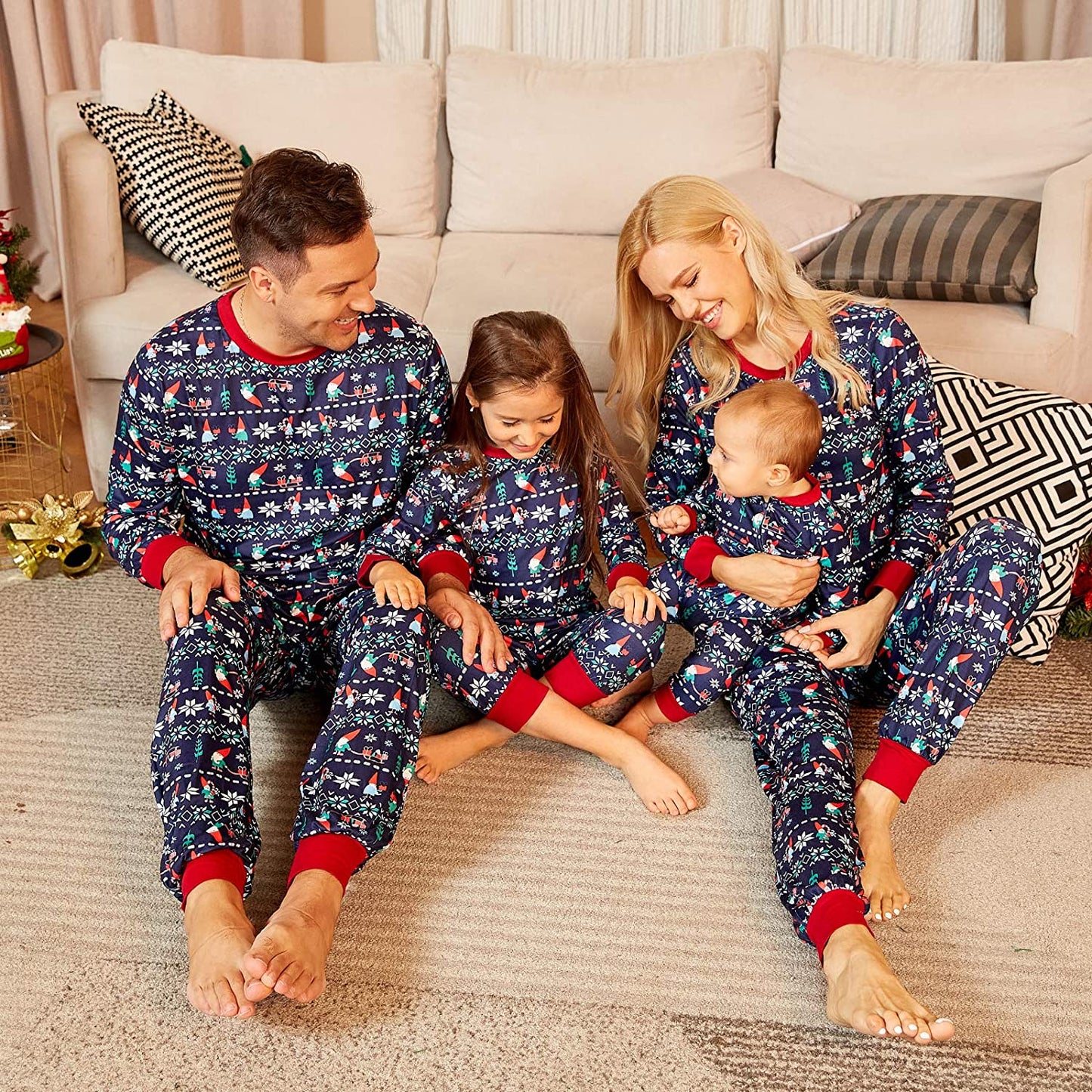 Matching Family Pajamas Christmas Sets, Matching Sets Christmas PJs for Family Pajamas
