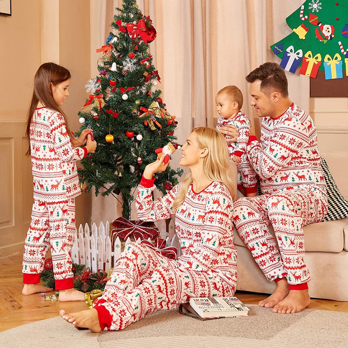 Christmas Pajamas for Family ,Pjs Matching Sets 2021