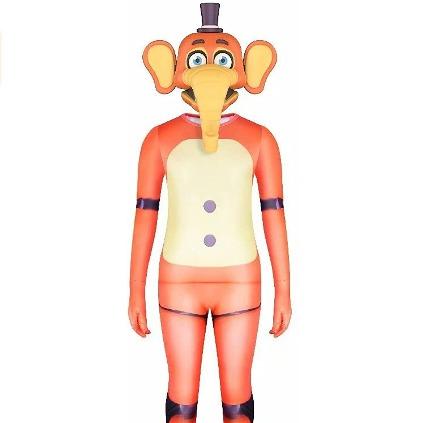 FNAF Five Nights at Freddy's Cosplay Costume Kids Jumpsuit Bodysuit Costume For Kids Boys Girls Creepy Halloween Cosplay Party Bodysuit