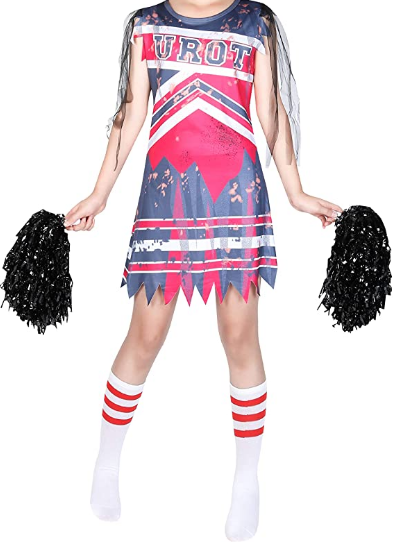 Zombies Outfit for Halloween Cheerleading Costume Party