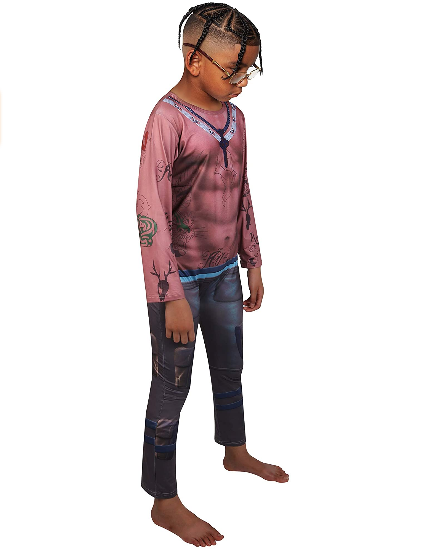 Boys Costume Gaming Skin Halloween Cosplay Catsuit