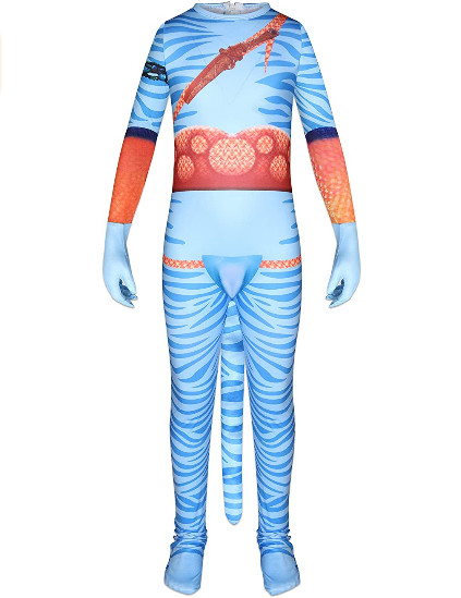 Blue Cosplay Character Costume For Boys Girls Outfit