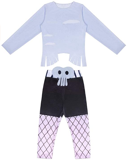 Girls Rock Queen Costume Deluxe Cosplay Halloween Party Outfit