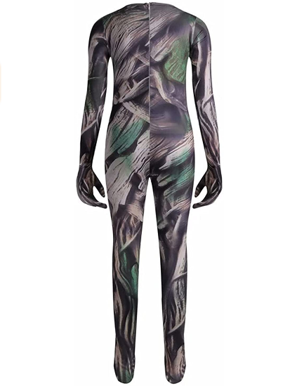 Boys Groot Costume Guardians Jumpsuit Halloween Cosplay Dress Up Tree Bodysuit