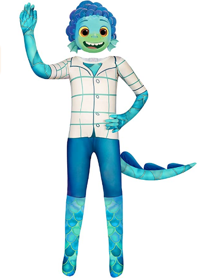 Luca Kids Jumpsuit Cosplay Costume