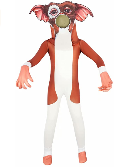 Child Halloween Monster Costume Jumpsuit with Monster Mask