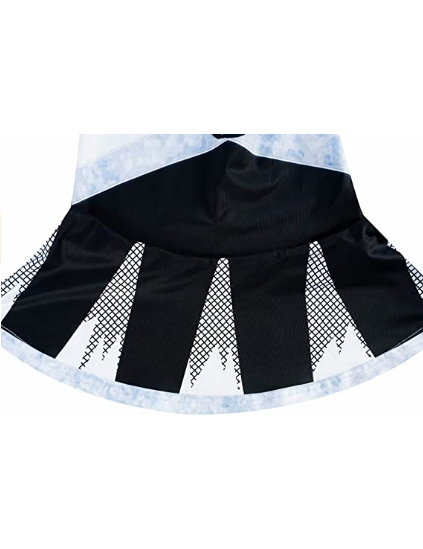 Cheerleader Costume Scary Skeleton Cheer Dress
