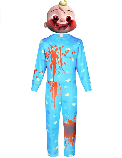 Creepy Baby Zombie Costume Cosplay Jumpsuits