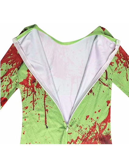 Scary Costume Cosplay Jumpsuit with Mask