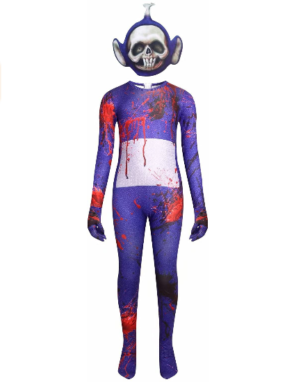 Scary Costume Cosplay Jumpsuit with Mask