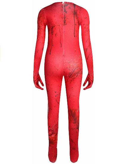 Scary Costume Cosplay Jumpsuit with Mask
