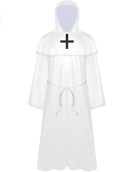 Priest Robe Costume for Halloween Unisex Kids