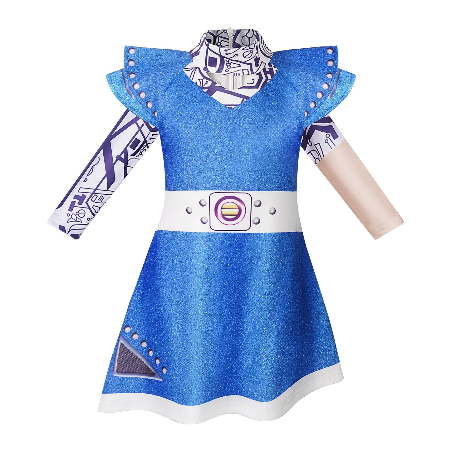 Zombies Alien Costume Girls Movie Dress Up Outfits Clothes Kids Halloween Cosplay for Party 3-10 Years