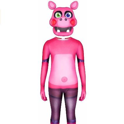 FNAF Five Nights at Freddy's Cosplay Costume Kids Jumpsuit Bodysuit Costume For Kids Boys Girls Creepy Halloween Cosplay Party Bodysuit