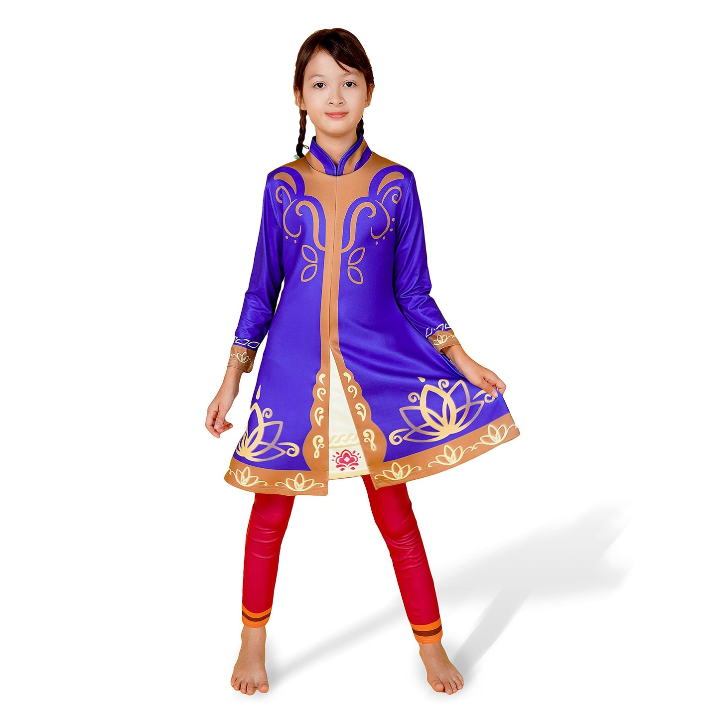 Royal Detective Princess Costume for Girls Halloween Cosplay Outfits Fancy Party Dress Up 2-10 Years