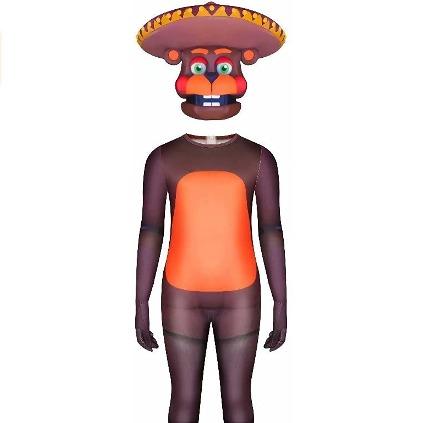 FNAF Five Nights at Freddy's Cosplay Costume Kids Jumpsuit Bodysuit Costume For Kids Boys Girls Creepy Halloween Cosplay Party Bodysuit