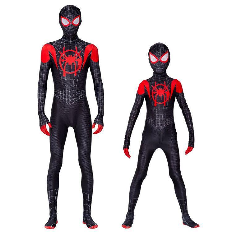 Peter Parker Gwen Superhero Costume Cosplay Suit Halloween Cosplay Suit Outfit Spandex for Kids And Adults