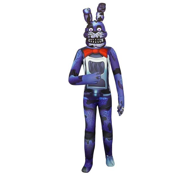 FNAF Five Nights at Freddy's Cosplay Costume Kids Jumpsuit Bodysuit Costume For Kids Boys Girls Creepy Halloween Cosplay Party Bodysuit