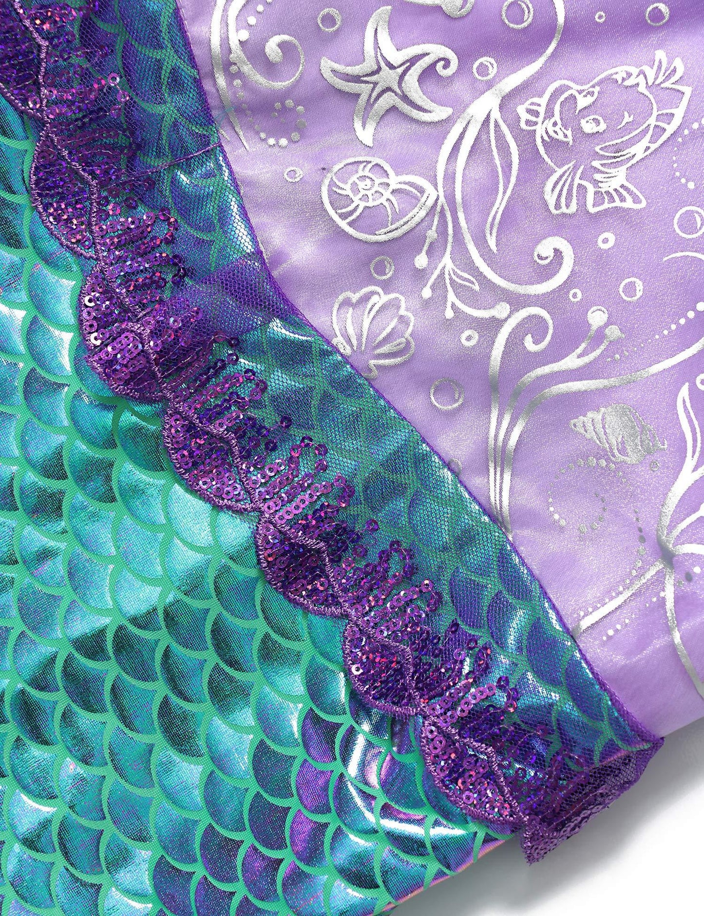 Princess Series The Little Mermaid Summer New Sling Costume Princess Dress Halloween Party Cosplay