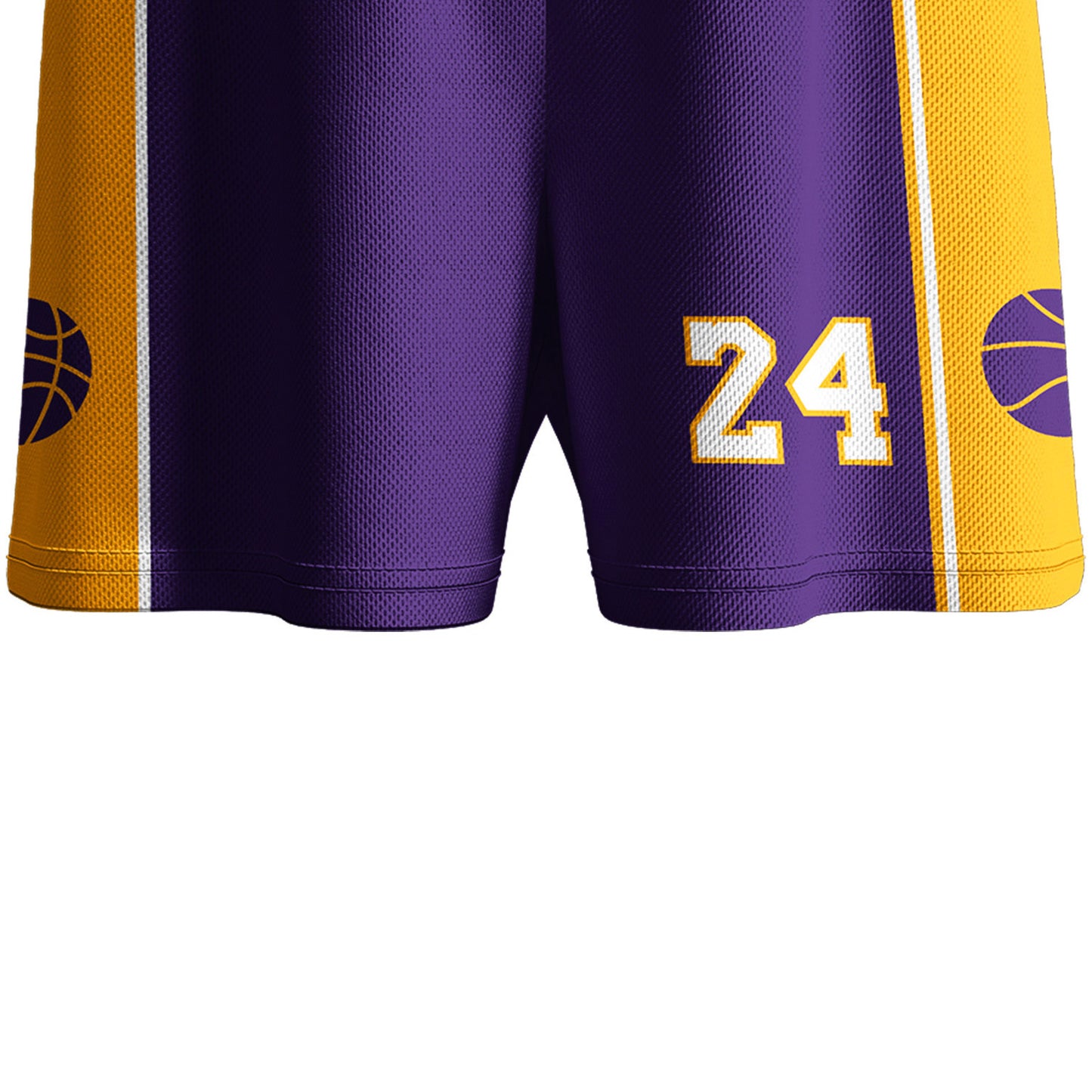 Kids Basketball Jerseys #24 Mesh Sleeveless Tank Top Shorts Socks for Boys Girls 3PC Athletic Training Uniforms