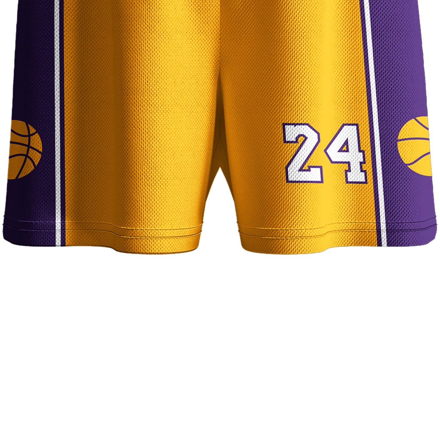 Kids Basketball Jerseys #24 Mesh Sleeveless Tank Top Shorts Socks for Boys Girls 3PC Athletic Training Uniforms