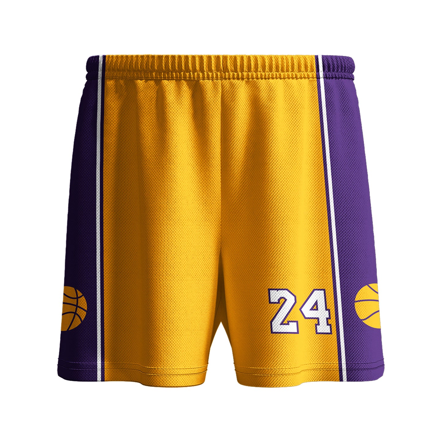 Kids Basketball Jerseys #24 Mesh Sleeveless Tank Top Shorts Socks for Boys Girls 3PC Athletic Training Uniforms