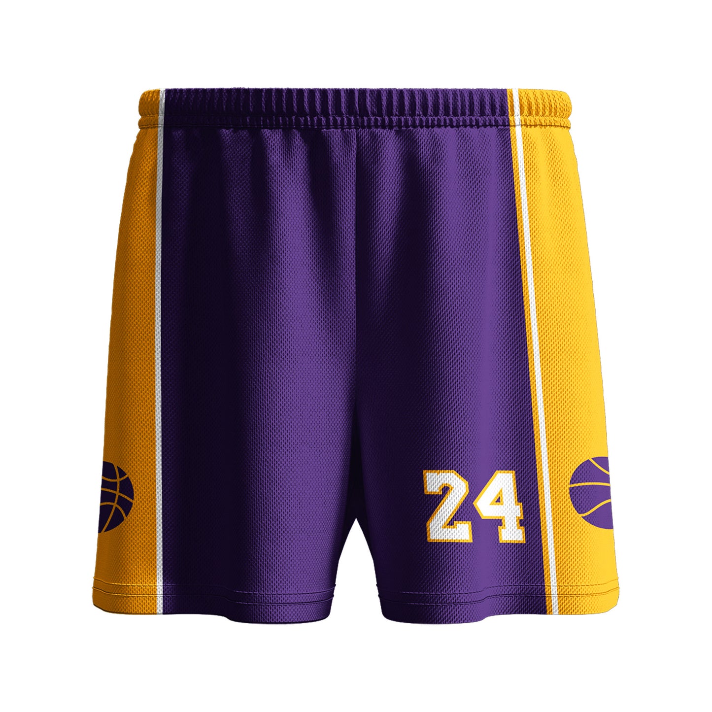 Kids Basketball Jerseys #24 Mesh Sleeveless Tank Top Shorts Socks for Boys Girls 3PC Athletic Training Uniforms